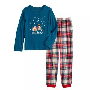 Girls Jammies for your Families 2 piece Holiday set